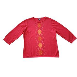 Izod Pink Sweater Size XL